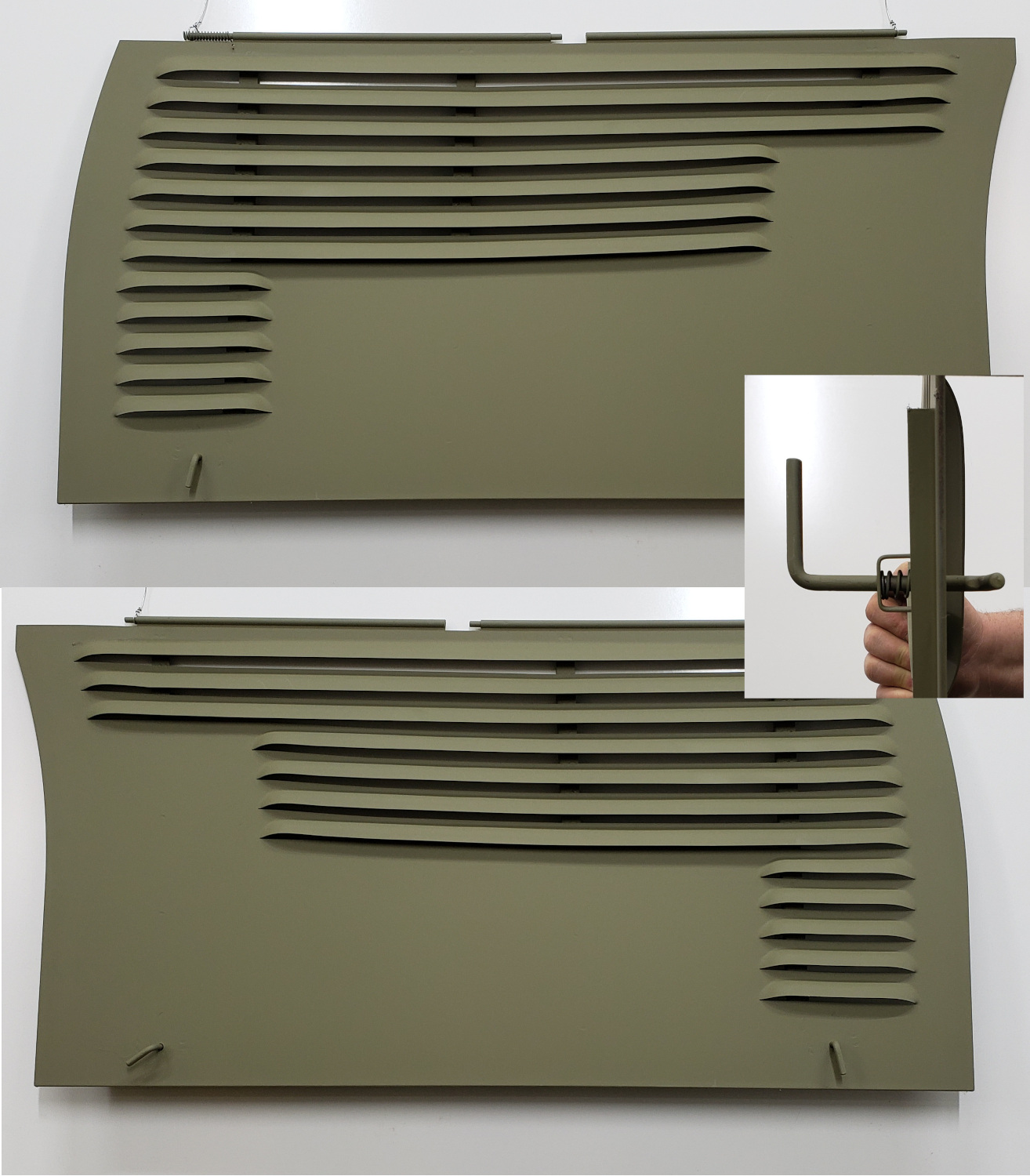 60 louvered panels pair
